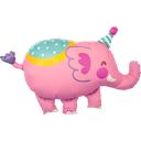 1 alu 39" Forme Circus Pink Elephant- Prima
