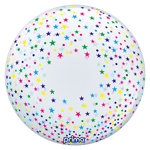 1 Sphère TM 20" Colorful Confetti Stars - Prima