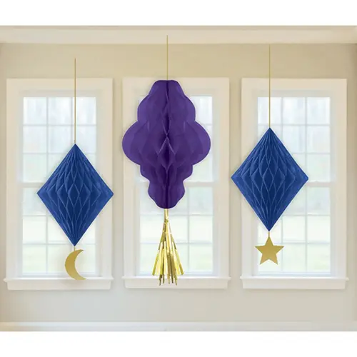 Lot de 3 Decoration Papier EID