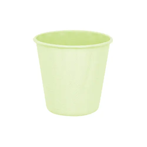 6 Tasses Décor Vert 310Ml - Amscan