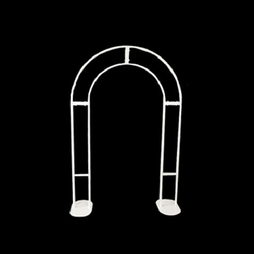 Petite Arche Portique En Métal Blanc 2M – Borosino - FDS