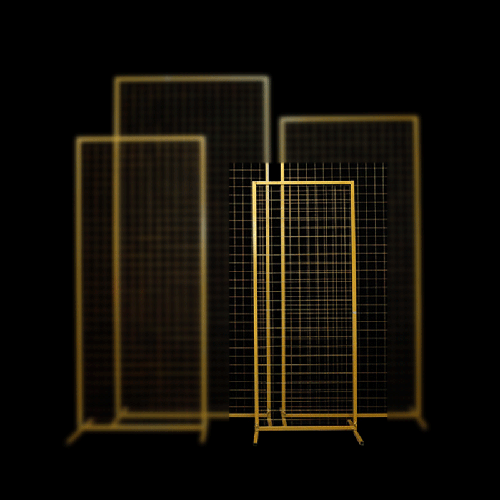 Cadre Maille Rectangulaire 1,1M Doré – Borosino - FDS