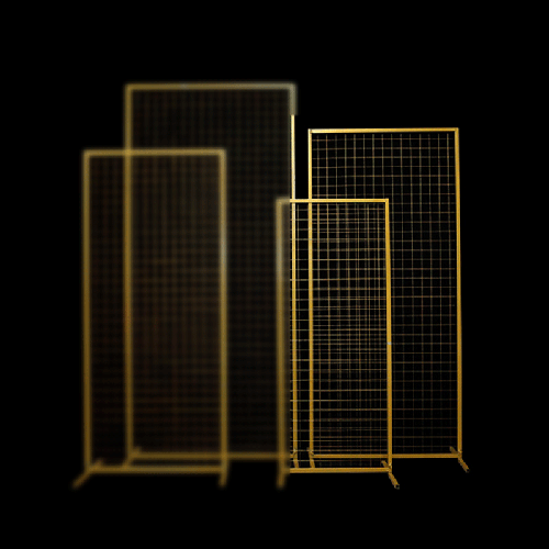 Cadre Maille Rectangulaire 1,7M Doré – Borosino -FDS