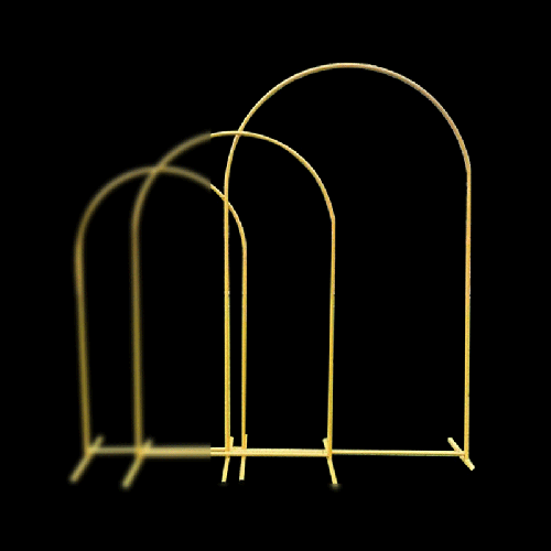 Cadre Arrondi En Métal Doré 2.5M – Borosino - FDS