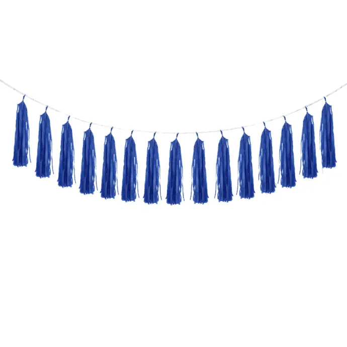 Bannière Pompons Bleu - Borosino - FDS