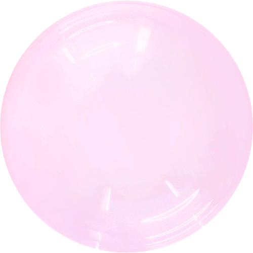 Crystal Bubble 10" Rose
