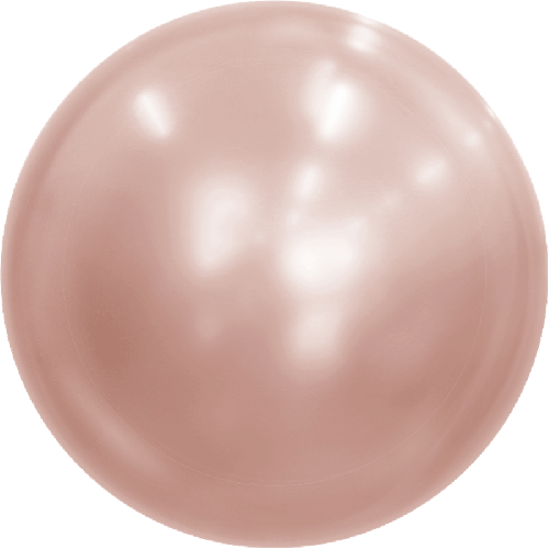 Metallic Bubble 12" Rose Doré - FDS