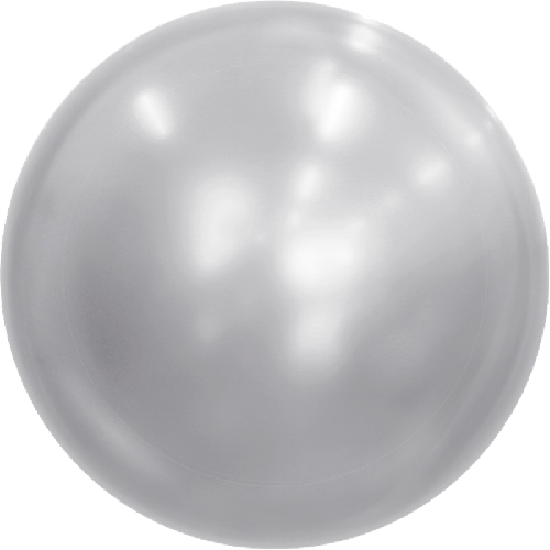 Metallic Bubble 18" Argent