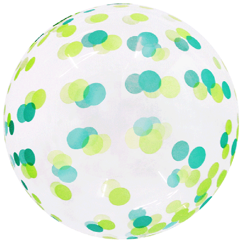 Confetti Bubble 18" Vert - FDS