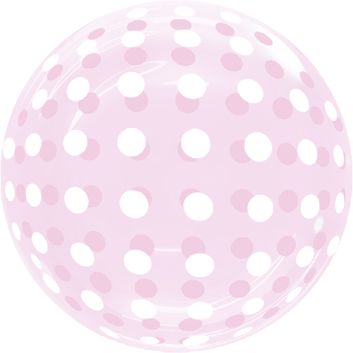 Dots Bubble 18" Rose