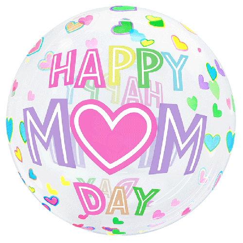 Printed Bubble 20" Happy Mom Day - FDS