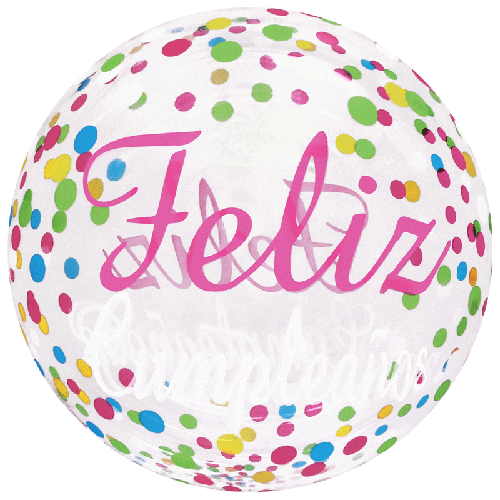 Printed Bubble 20" Feliz Dots