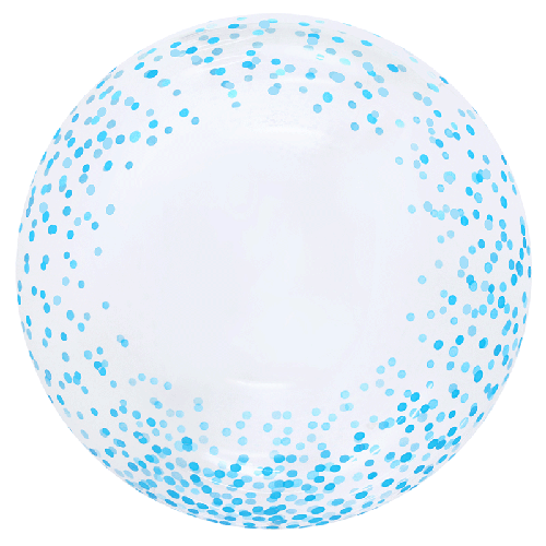 Printed Bubble 20" Bleu dots