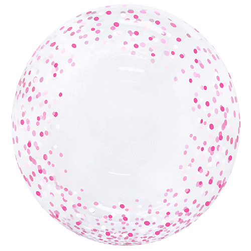 Printed Bubble 20" Rose Dots - FDS