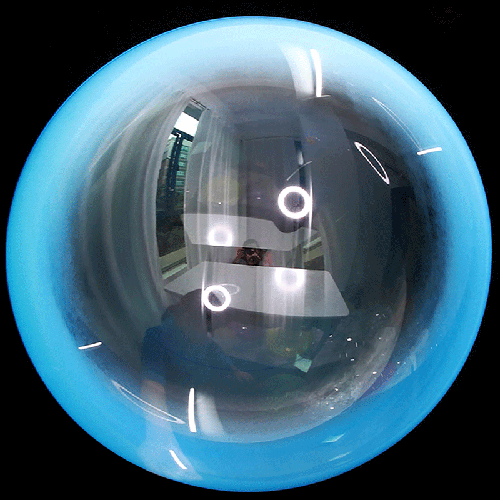 Gradient Donut Bubble 18" Light Bleu - FDS