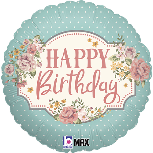 Vintage Birthday 18" - Grabo