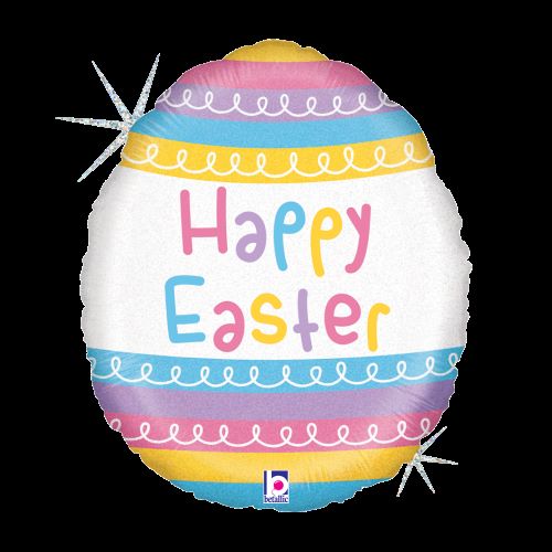 Pastel Stripes Easter 18" - Grabo