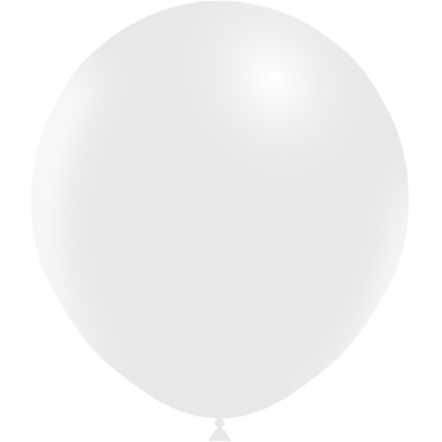 5 Ballons 18" Standard White – Balloonia