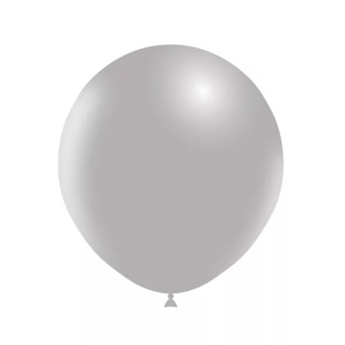 5 Ballons 18" Standard Grey - Balloonia
