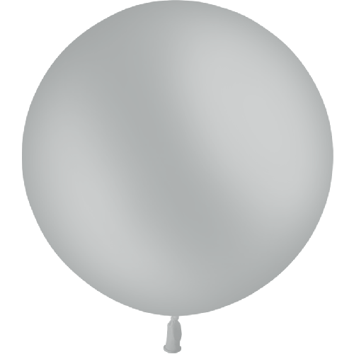 1 Latex  Standard Gris 3' (90cm) Vrac - Balloonia