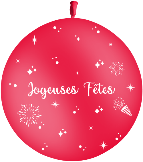 Géant Joyeuses Fêtes Rouge M25 Sens Air
