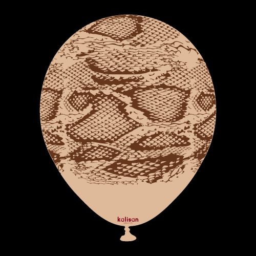 12"  Desert Sand Imprimé Safari Snake 25 Bal- Kalisan
