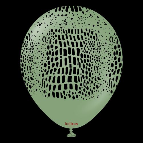 12" Eucalyptus Imprimé Safari Crocodile 25 Bal- Kalisan