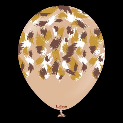 12"  Desert Sand Imprimé Safari Savanna 25 Bal- Kalisan