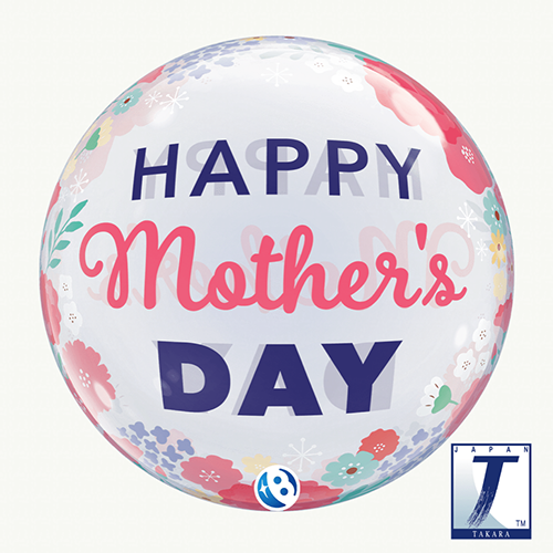 Bubble Mother's Day Floral Pastel 22" - Takarakosan