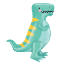 1 Alu 43" T-Rex Shape with Moving Arms & Legs - Prima