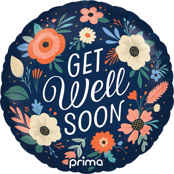 1 Alu 18" Get Well Soon Floral - Prima