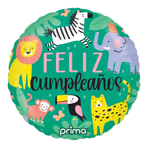 1 alu 18" Feliz Cumpleaños Selva - Prima