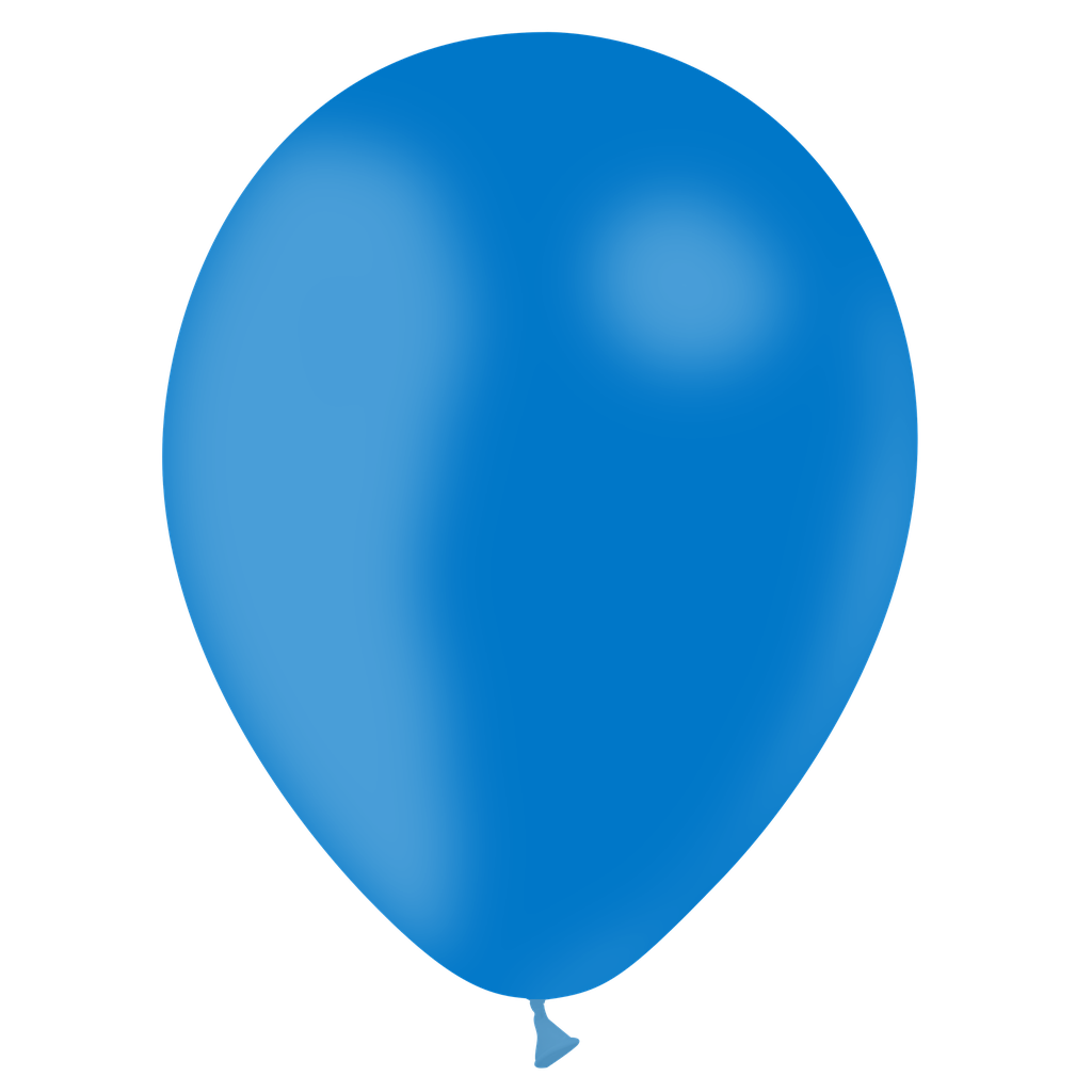 50 Ballons 11" Standard Bleu Roi