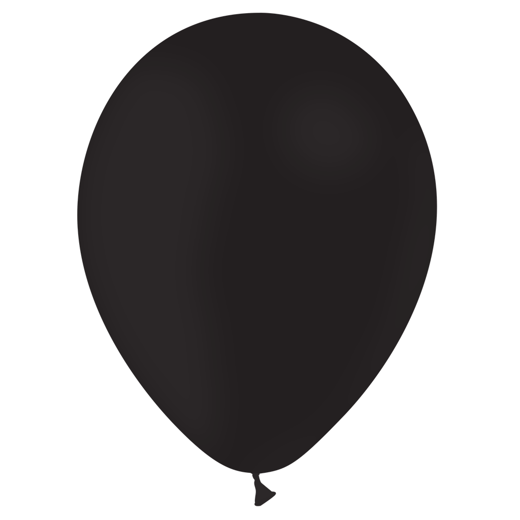 50 Ballons 11" Standard Noir
