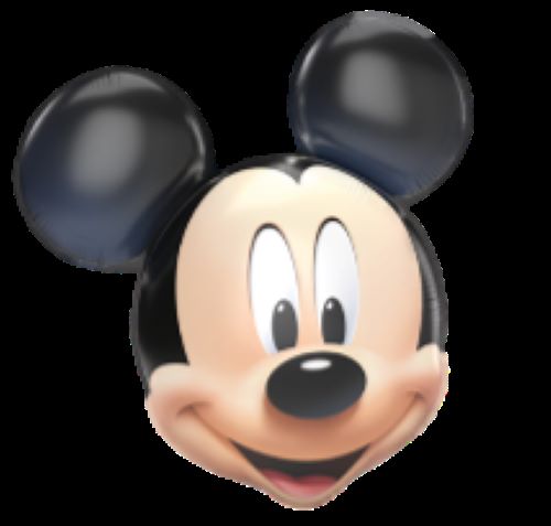 Alu Forme Mickey de 79x73cm - Licence