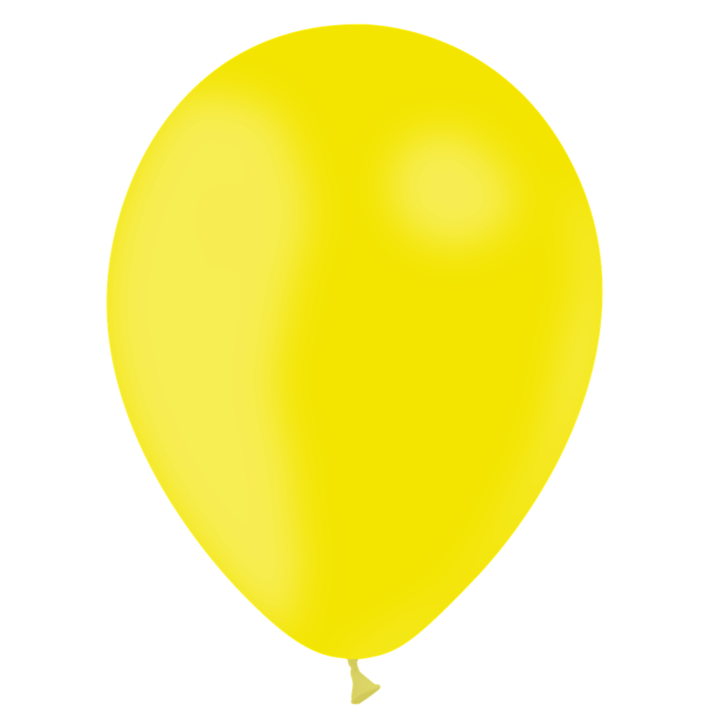 24 Ballons 11" Standard Jaune Citron 