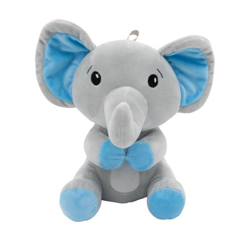  Poids Peluche Eléphant Bleu 21cm - 170g  