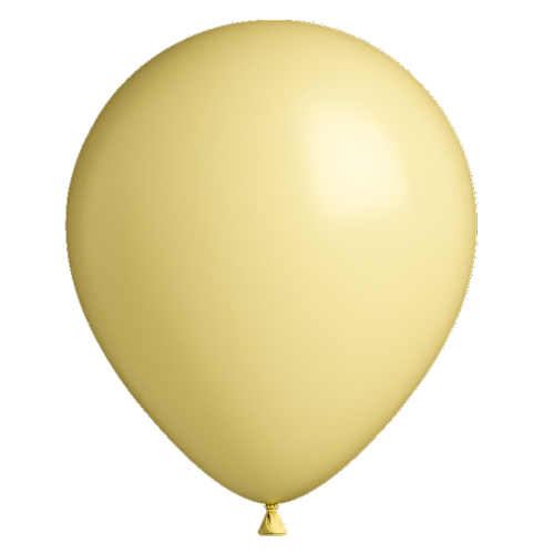 25 Ballons 30cm Pastel Jaune 