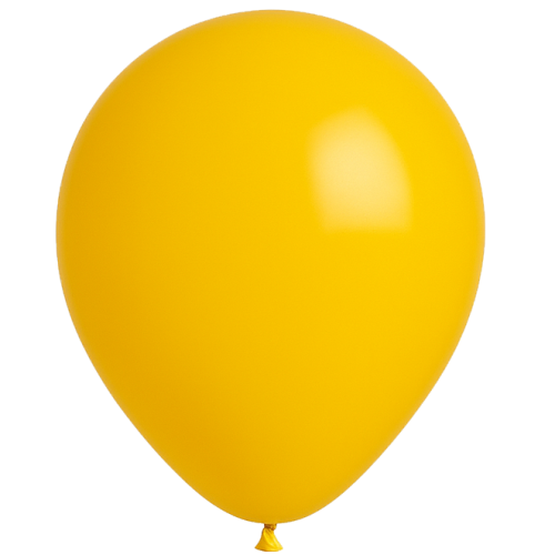 25 Ballons 30cm Jaune soleil 