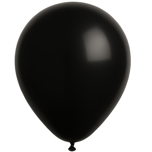 25 Ballons 13cm Noir