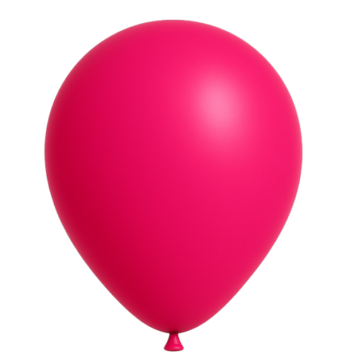 25 Ballons 13cm Fuchsia
