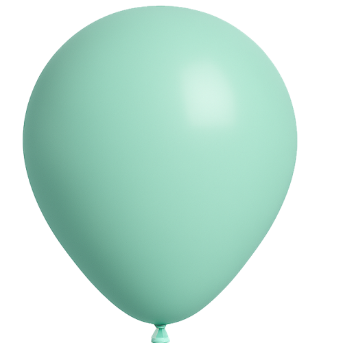 25 Ballons 13cm Pastel Vert 