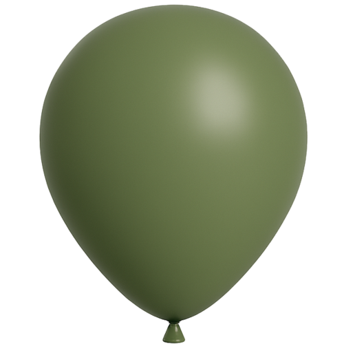 25 Ballons 13cm Eucalyptus