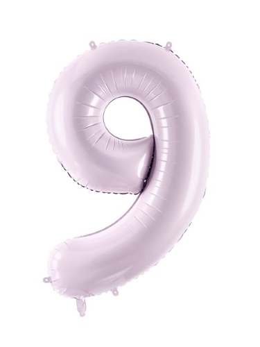 1 Alu Chiffre "9" Violet 28" ( 72cm )