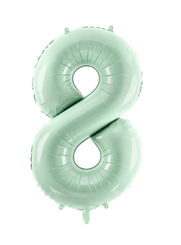 1 Alu Chiffre "8" vert 28" ( 72cm ) 