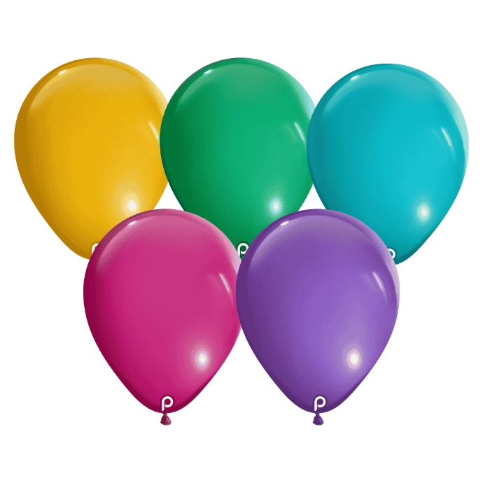 100 Ballons 11" Let's Party Assortiment - Prima