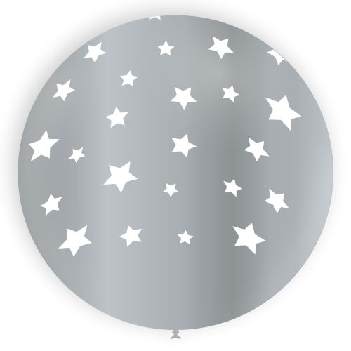 Géant étoiles Argent 36" (91cm) M93
