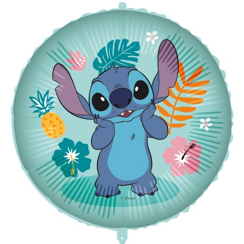 Alu Rond Stitch Hawaii 46Cm - Licence 