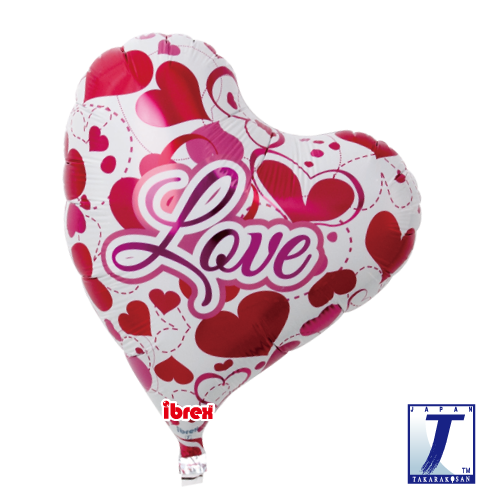 14" Alu Coeur Imprimé Love FDS - Takarakosan