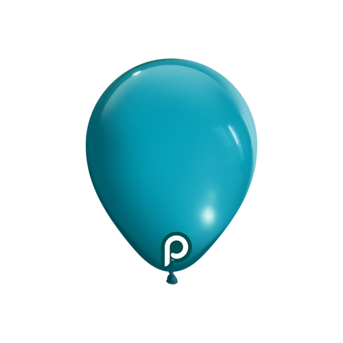 [PL-TURQ-5] 100 Ballons 5" Turquoise - Prima